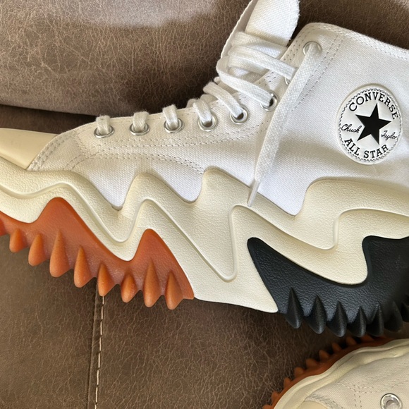Converse Run Star Motion Hi Men's Shoes White-Black-Gum - Picture 1 of 3